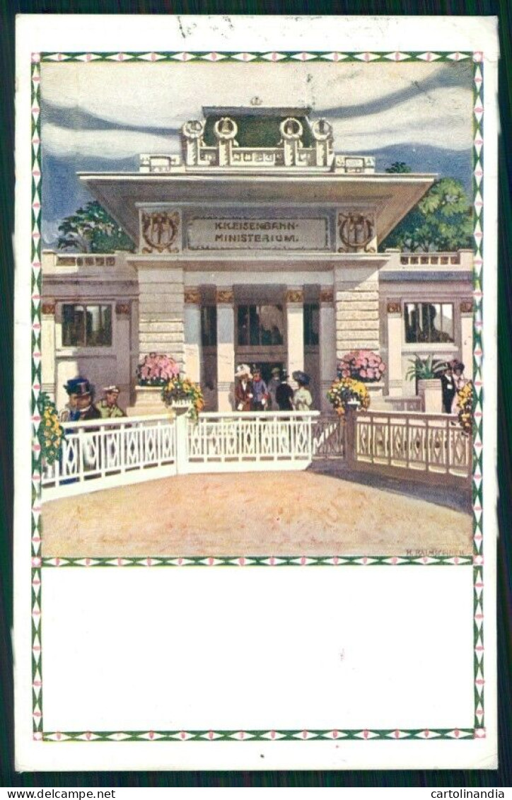 Artist Signed H. Kalmsteiner Jagd Caccia Ausstellung Wien 1910 Postcard TC3227 - Andere & Zonder Classificatie