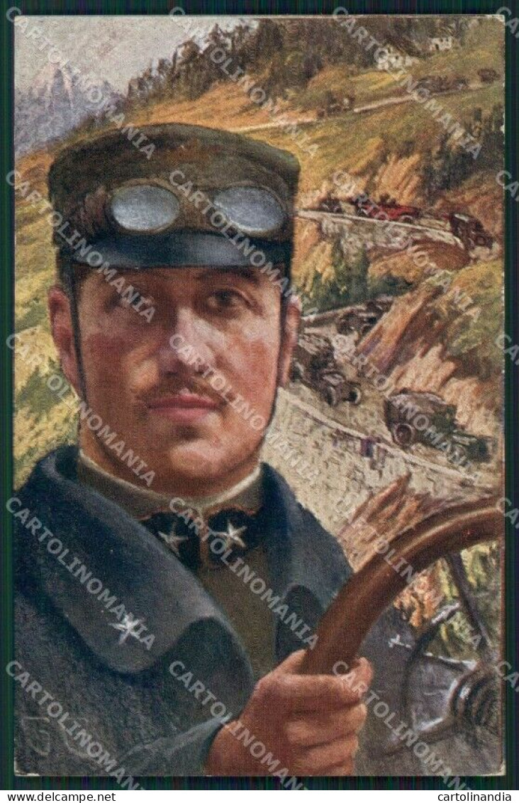 Militari Propaganda WW1 WWI Automobilisti G.G. Serie 117 Cartolina XF8259 - Autres & Non Classés