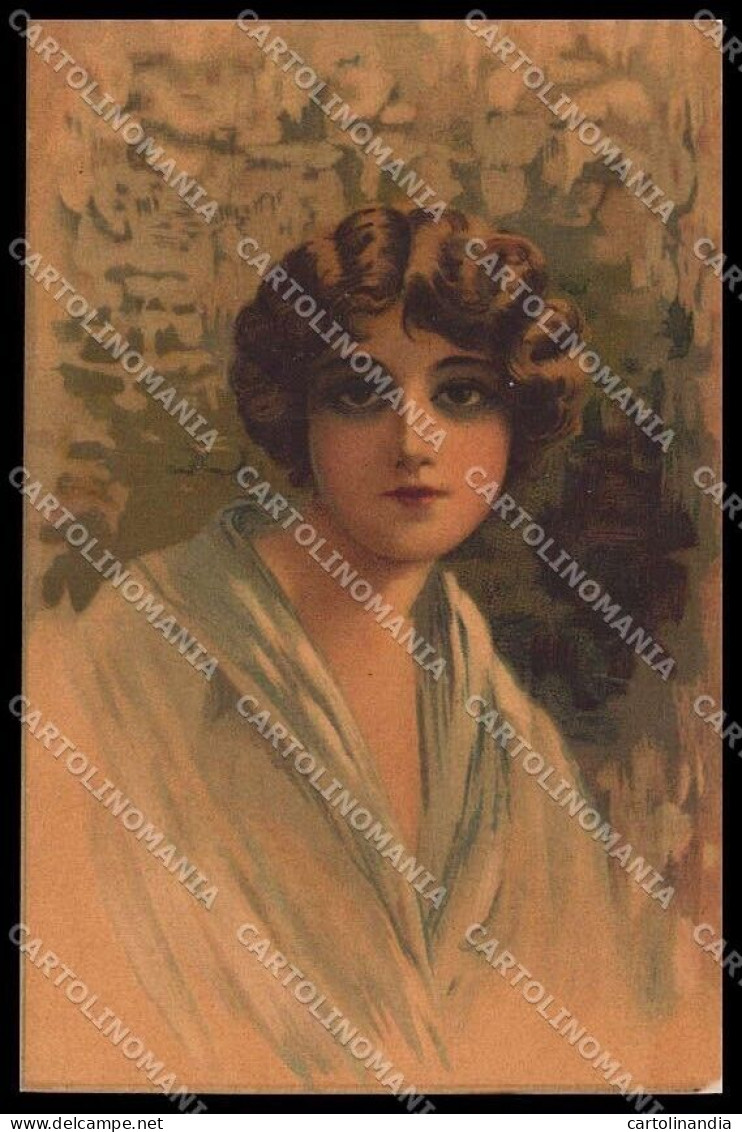 Illustratori Artist Signed Glamour Fashion Lady Velvet Serie 1307 Pc ZG6001 - Andere & Zonder Classificatie