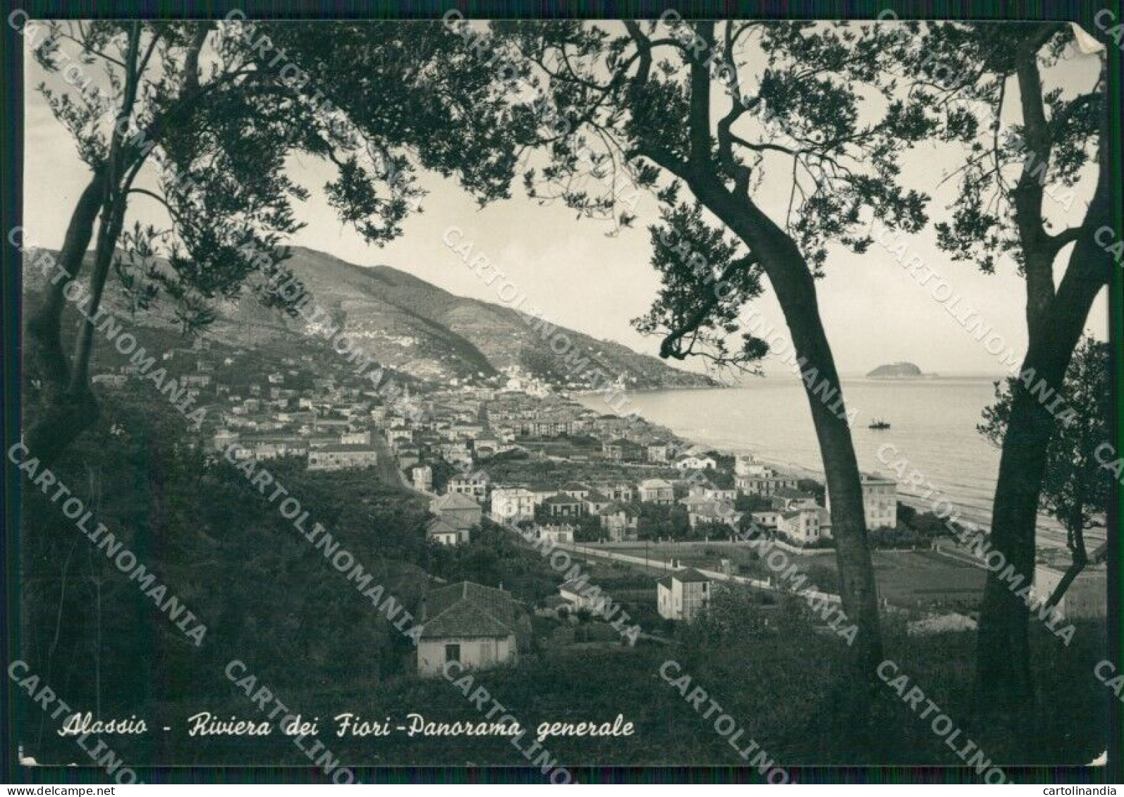 Savona Alassio PIEGHINA FG Foto Cartolina KB5395 - Savona