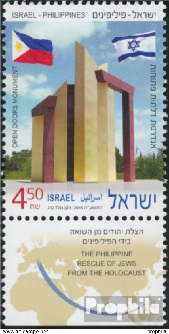 Israel 2451 Mit Tab (kompl.Ausg.) Postfrisch 2015 Aufnahme Jüdischer Flüchtlinge - Unused Stamps (with Tabs)