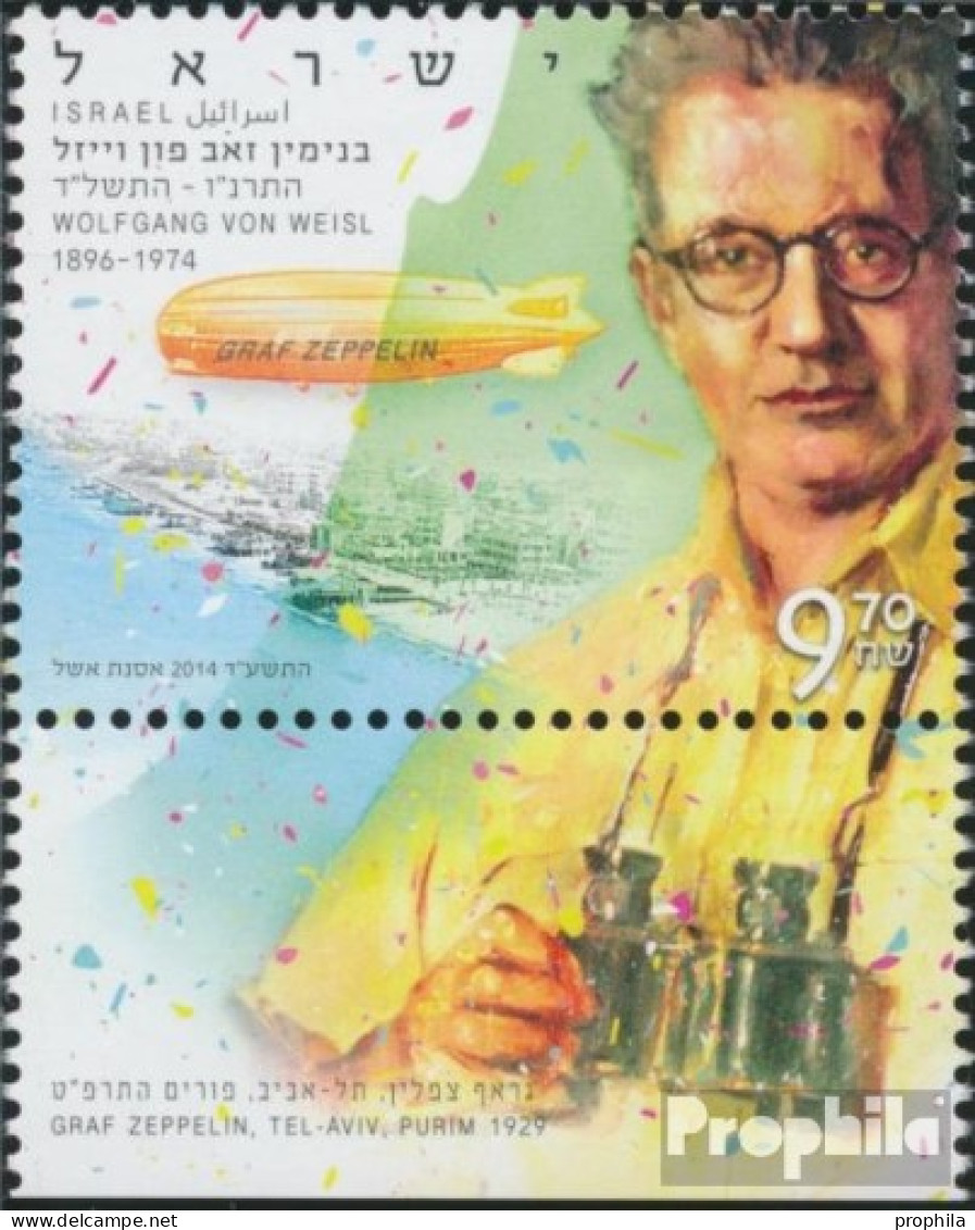 Israel 2432 Mit Tab (kompl.Ausg.) Postfrisch 2014 Wolfgang Von Weisl - Unused Stamps (with Tabs)