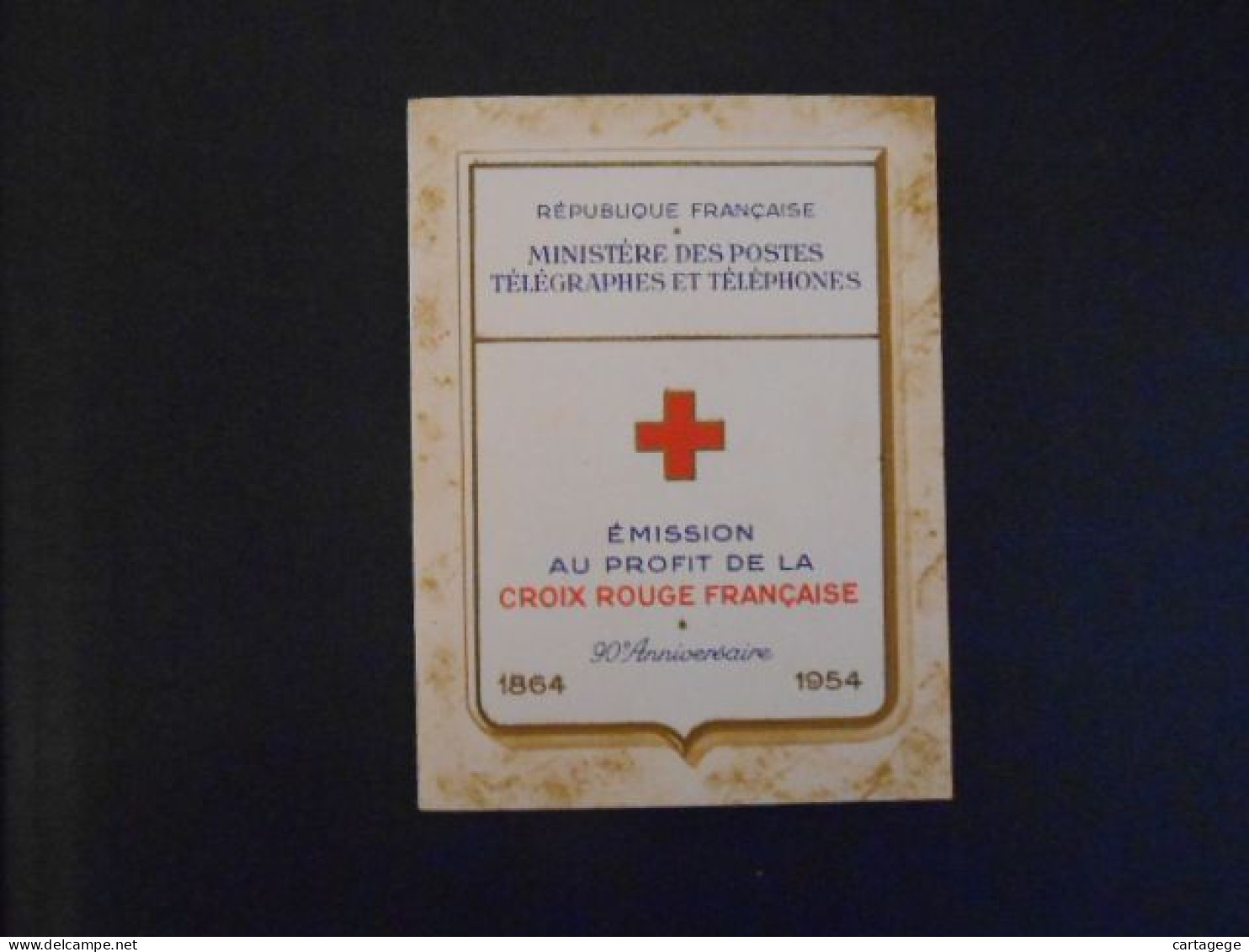 FRANCE YT C2003 CARNET CROIX-ROUGE 1954** - Red Cross