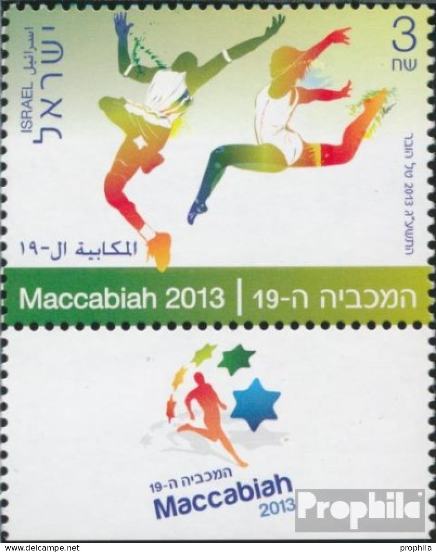 Israel 2345 Mit Tab (kompl.Ausg.) Postfrisch 2013 Maccabiade - Ungebraucht (mit Tabs)