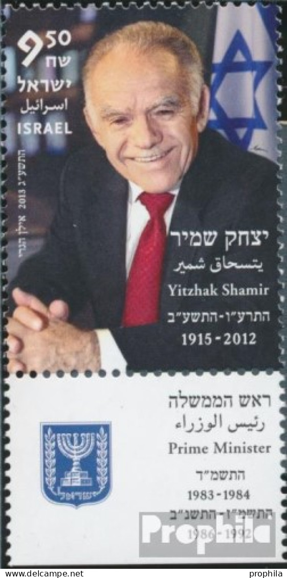 Israel 2344 Mit Tab (kompl.Ausg.) Postfrisch 2013 Jitzchak Schamir - Unused Stamps (with Tabs)