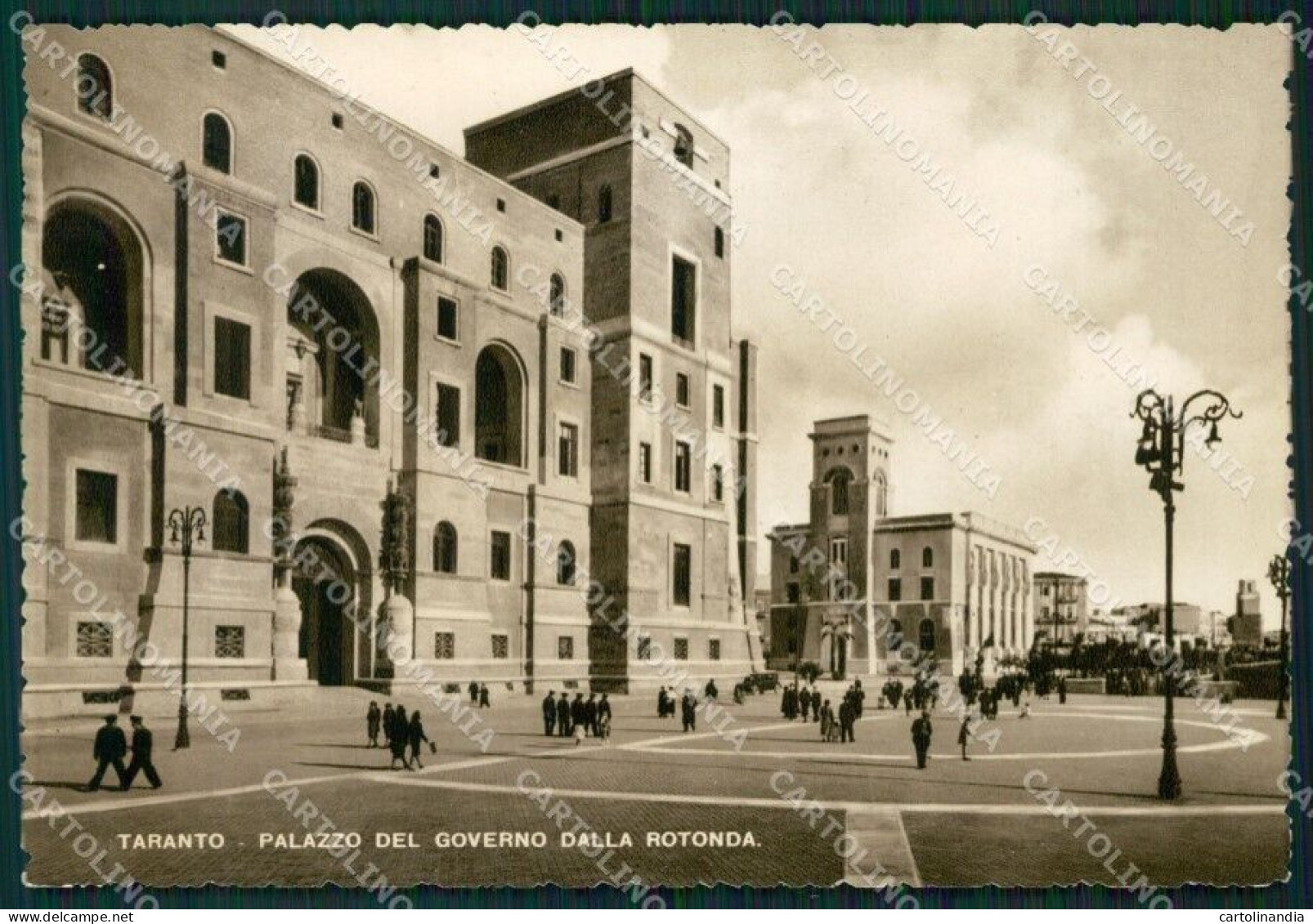 Taranto Città Palazzo Del Governo Foto FG Cartolina ZK1195 - Taranto