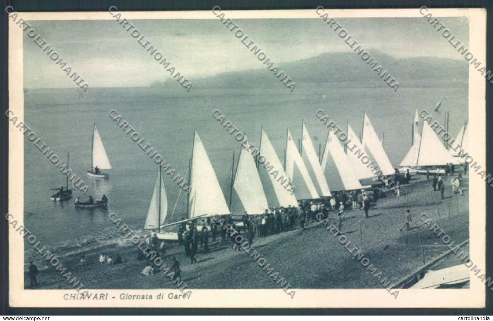 Genova Chiavari Regata Barca A Vela Cartolina ZT0153 - Genova (Genoa)