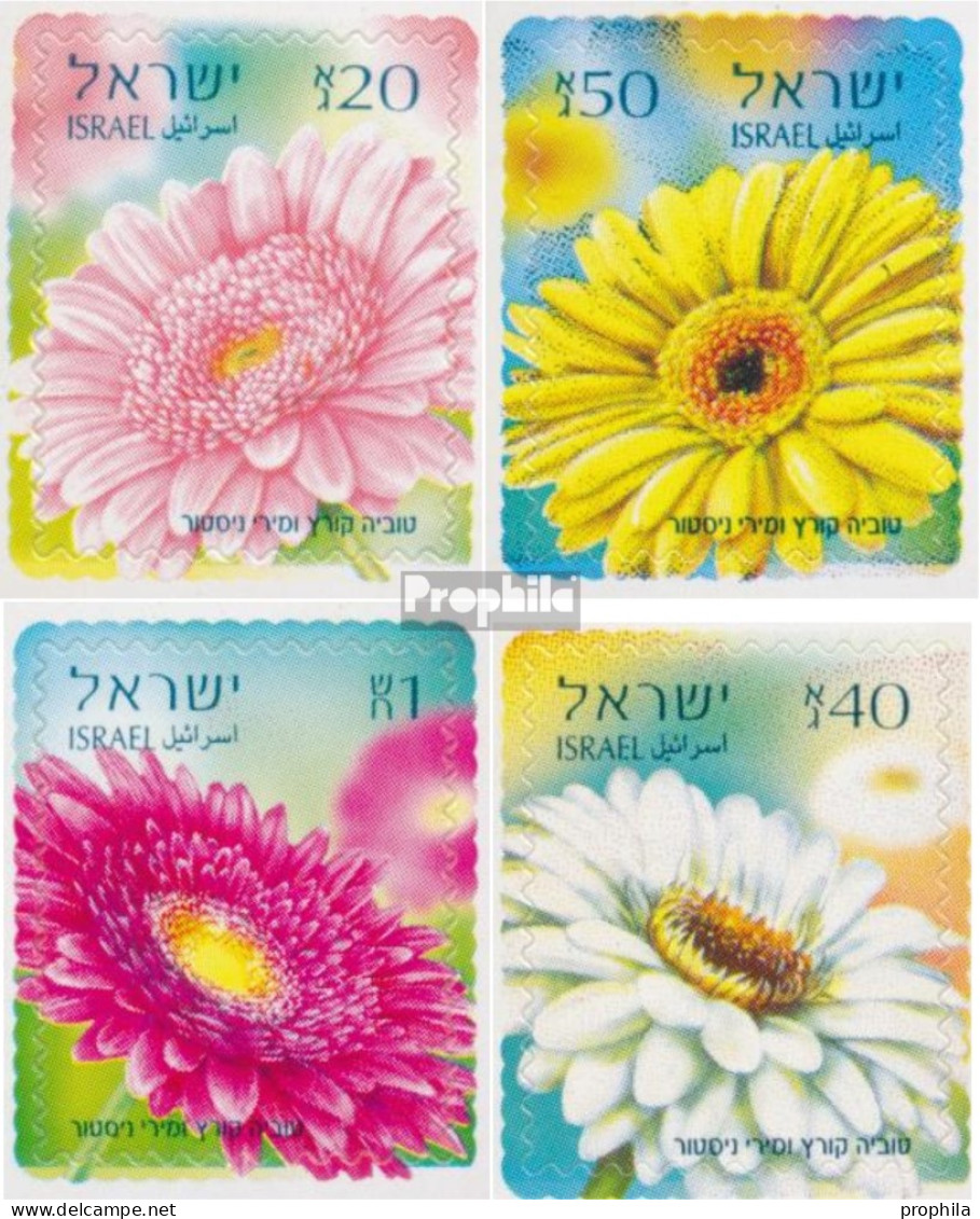 Israel 2339-2341,2378 (kompl.Ausg.) Postfrisch 2013 Gerberas - Neufs (sans Tabs)