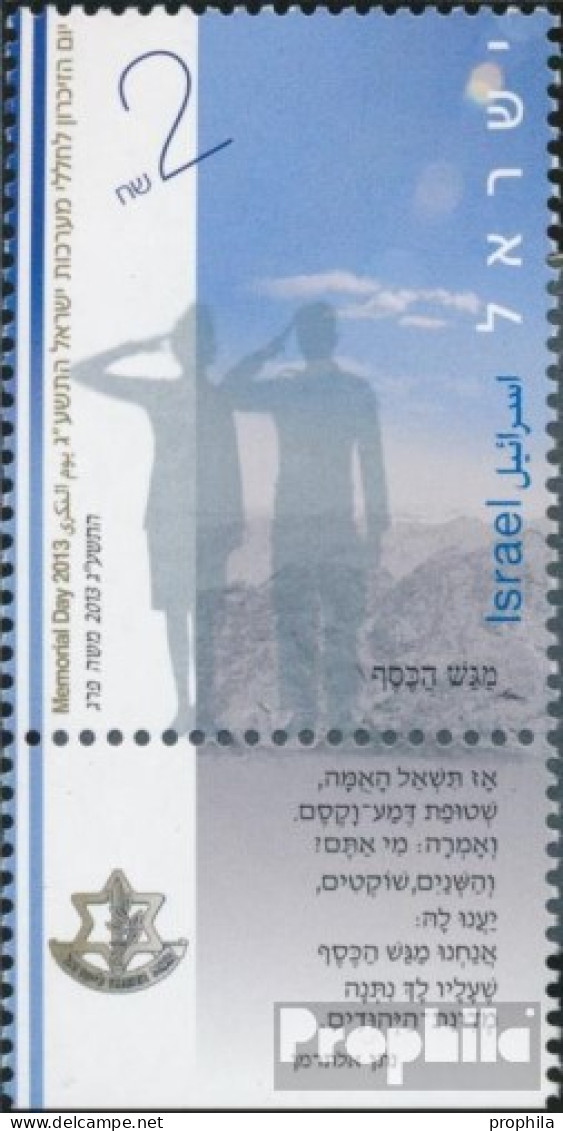 Israel 2331 Mit Tab (kompl.Ausg.) Postfrisch 2013 Gedenktag - Neufs (avec Tabs)