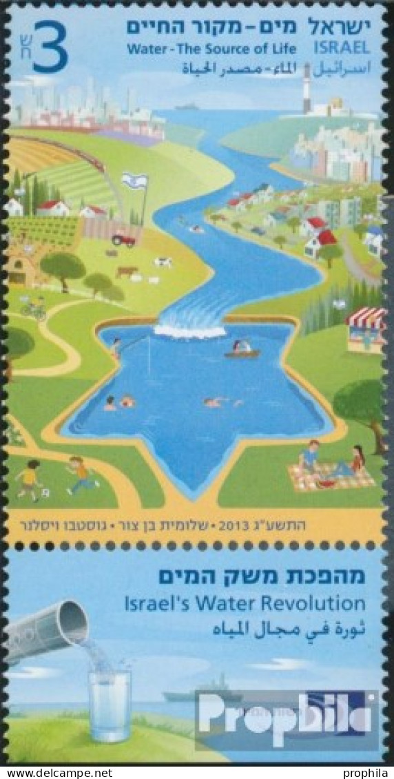 Israel 2330 Mit Tab (kompl.Ausg.) Postfrisch 2013 Wasser Quelle Des Lebens - Neufs (avec Tabs)