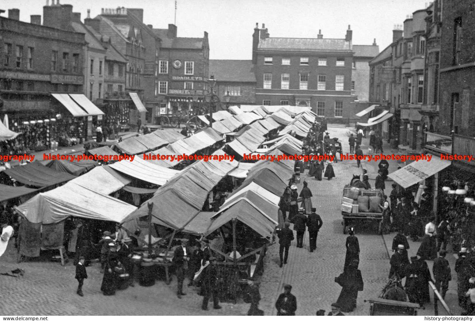 F006284 Leek. Market Place - REPRODUCTION - Other & Unclassified