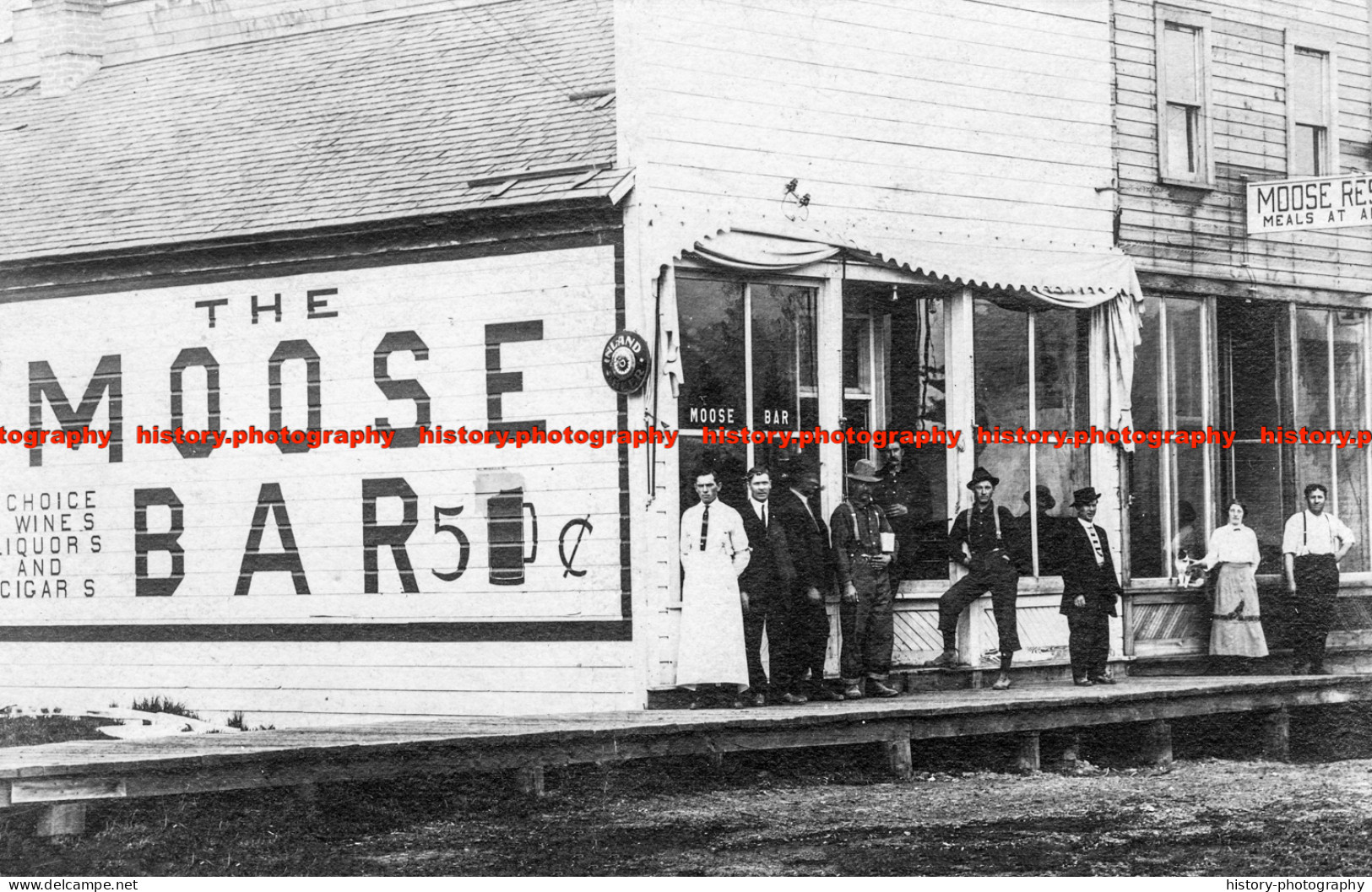 F006233 Seaside. Oregon. The Moose Bar. 1910 - REPRODUCTION - Other & Unclassified