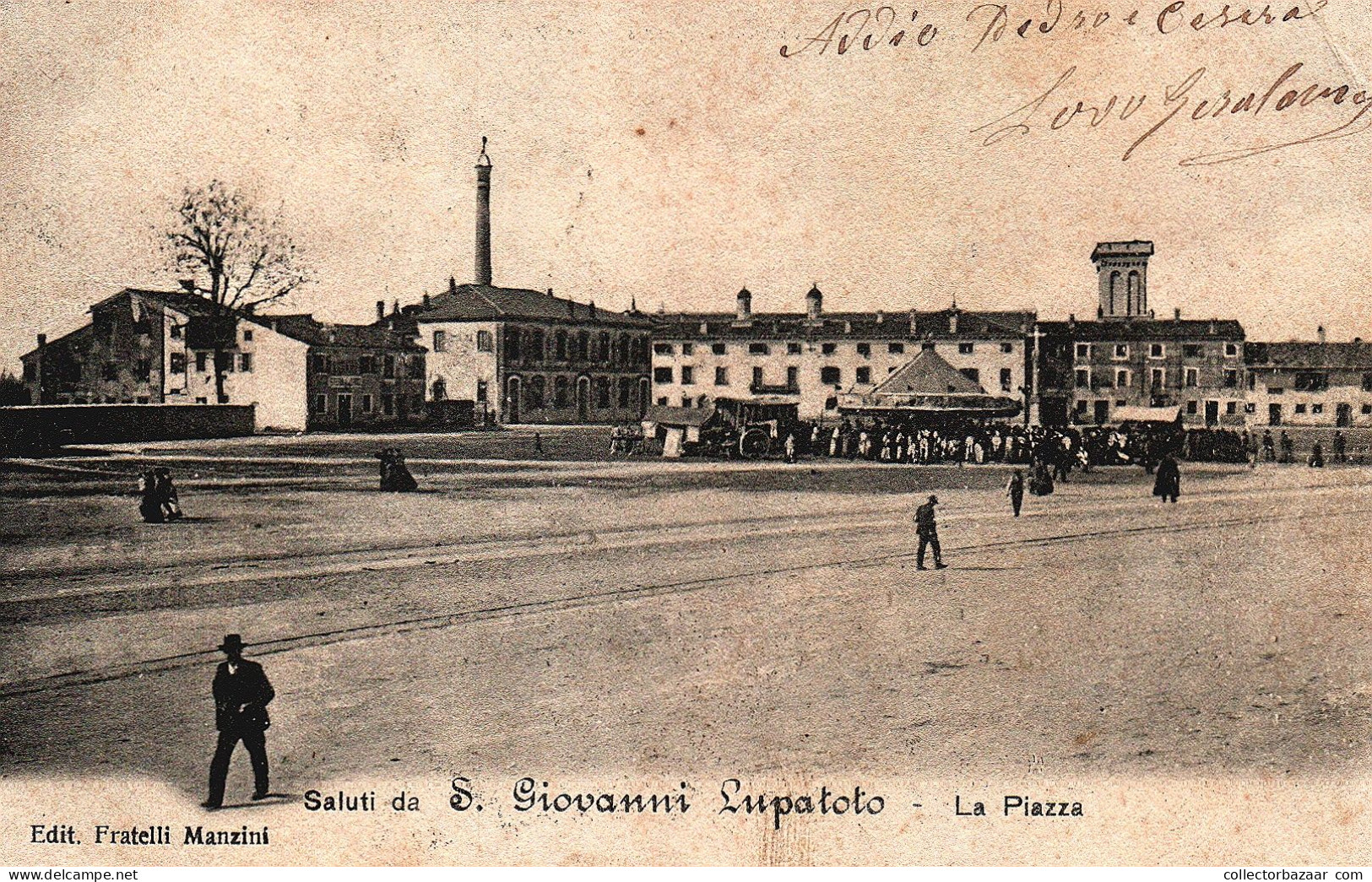 Italy Veneto S. Giovanni Lupatoto Rarisima Cartolina Postcard Rare Verona - Verona