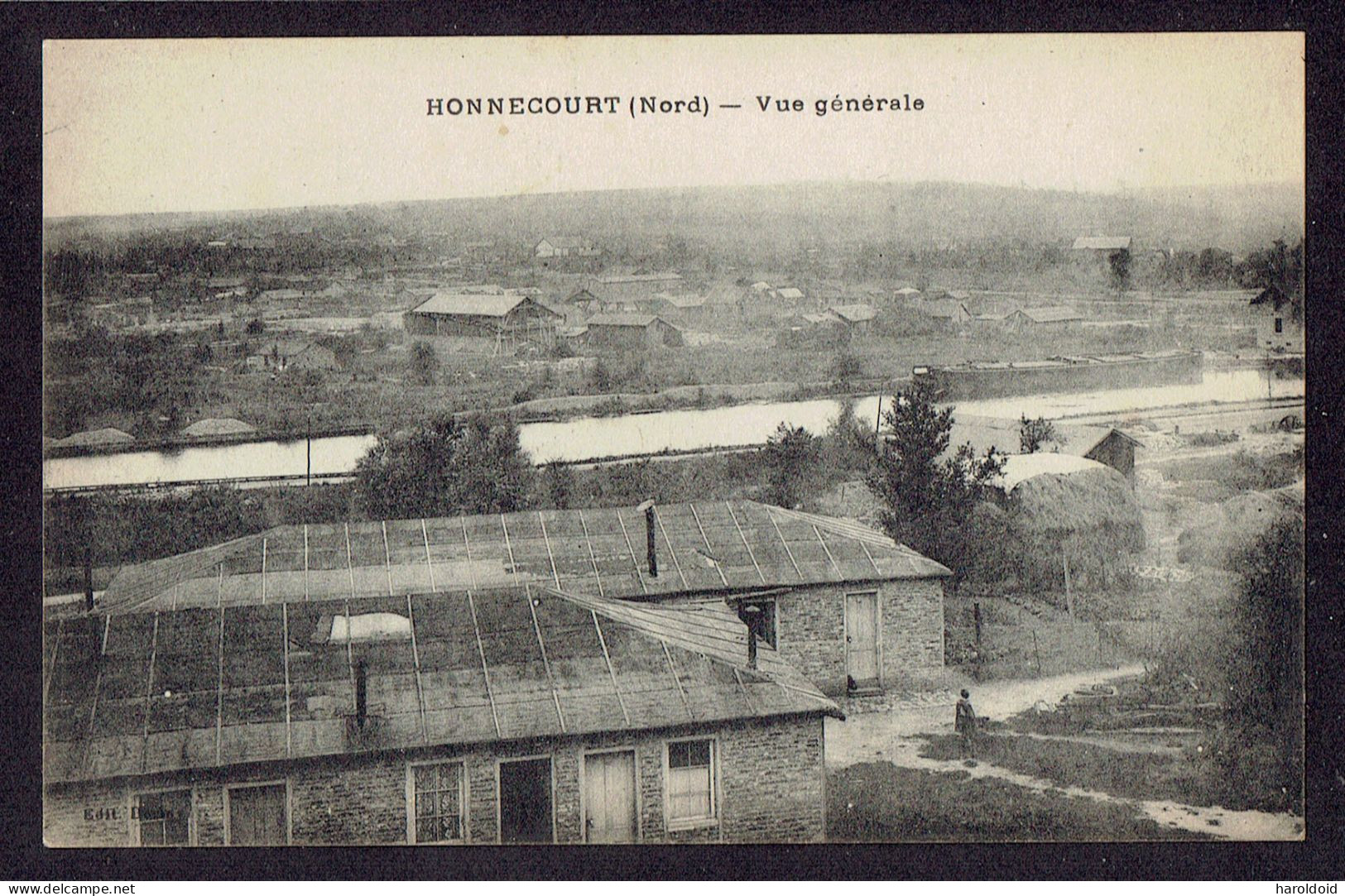 CPA 59 - HONNECOURT - VUE GENERALE - Sonstige & Ohne Zuordnung