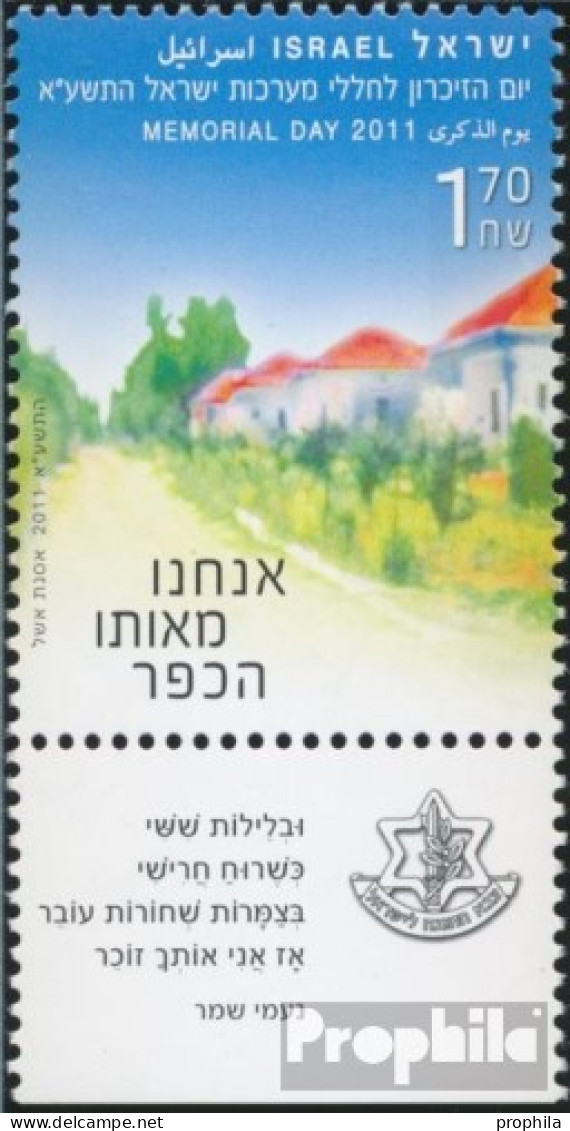 Israel 2195 Mit Tab (kompl.Ausg.) Postfrisch 2011 Gedenktag - Ongebruikt (met Tabs)