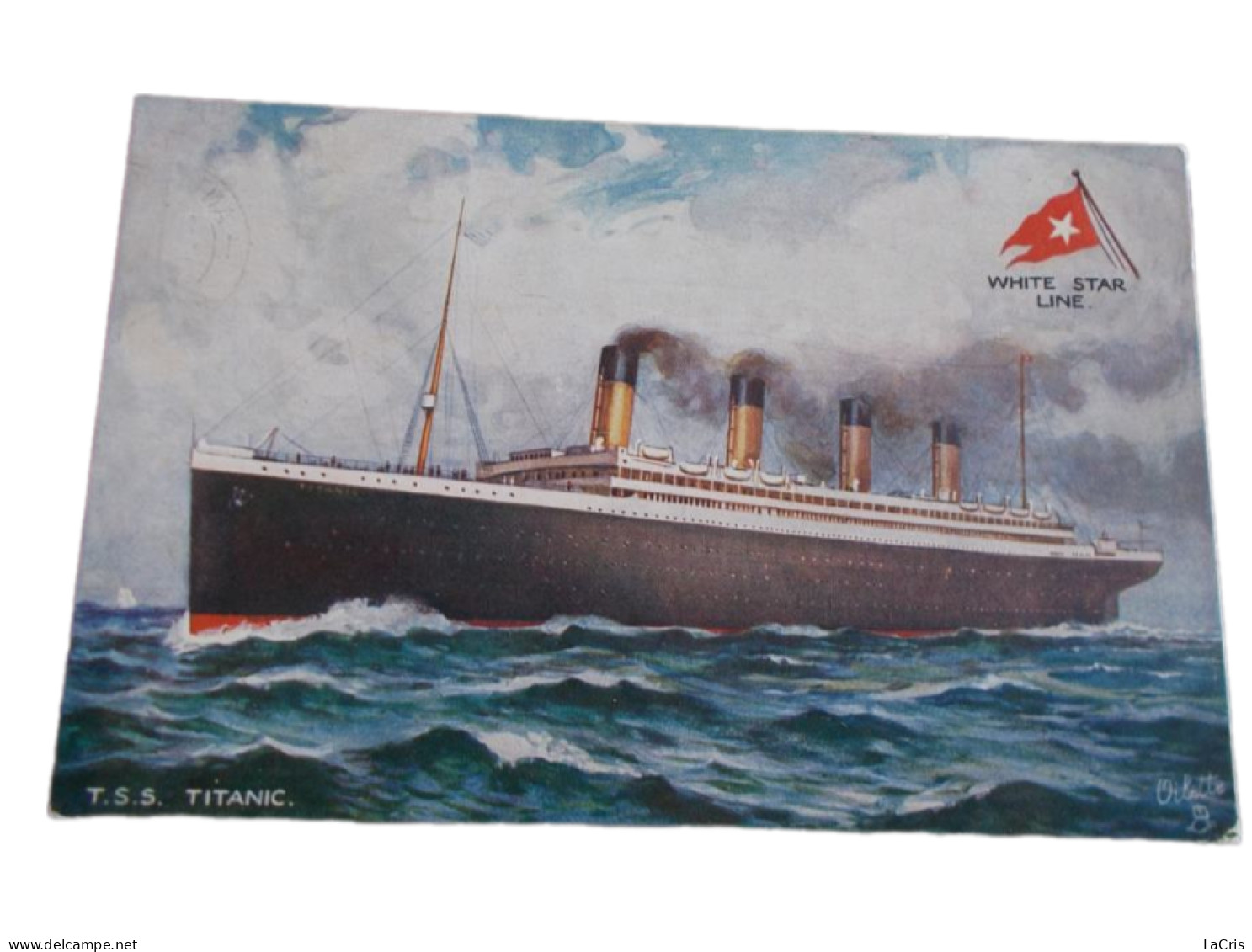 Traveled 1912 TITANIC White Star Line - Autres & Non Classés