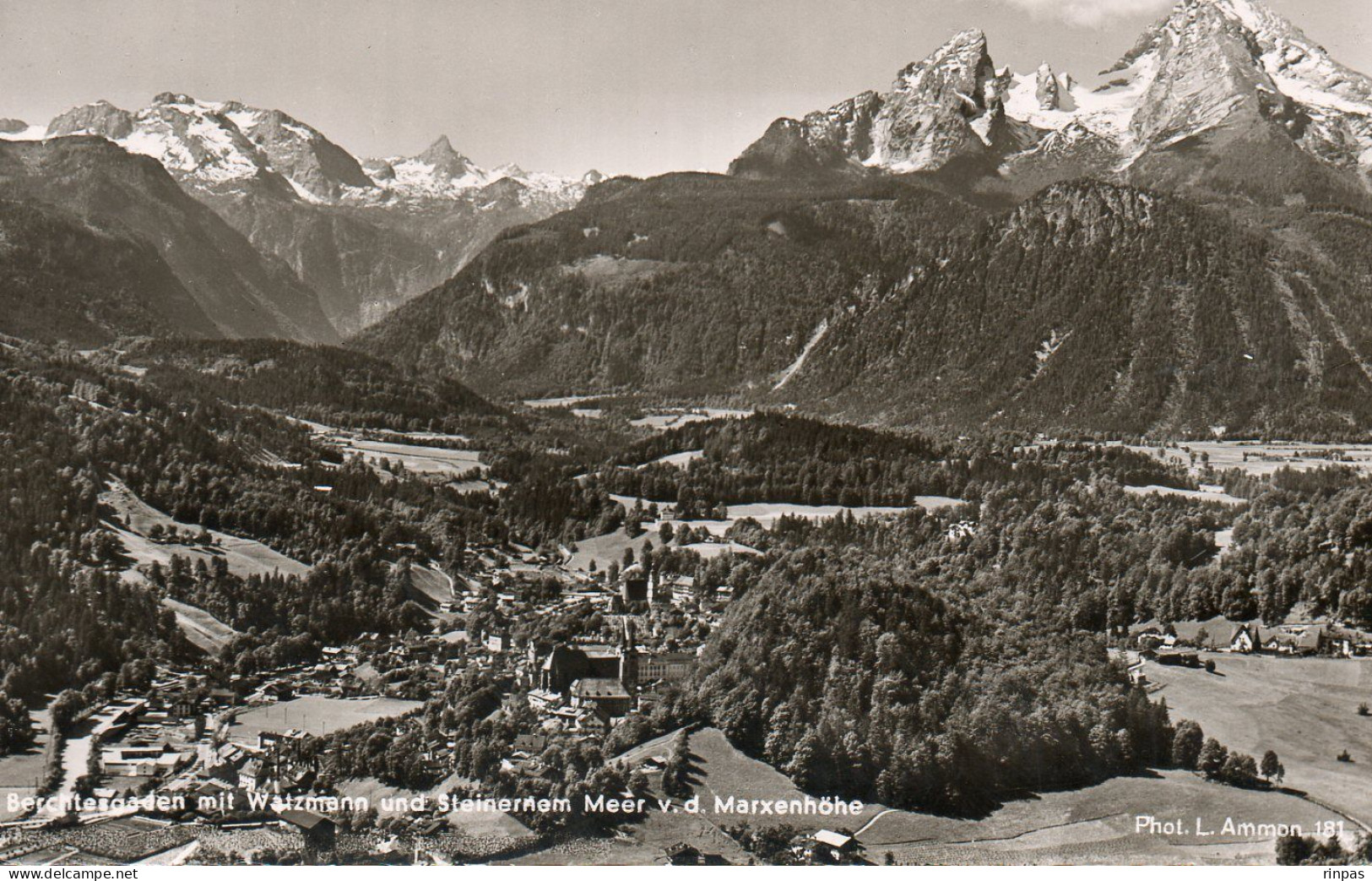 (Allemagne) BERCHTESGADEN MIT WATZMANN UND STEINERMAM MEER MARXENHOHE - Berchtesgaden