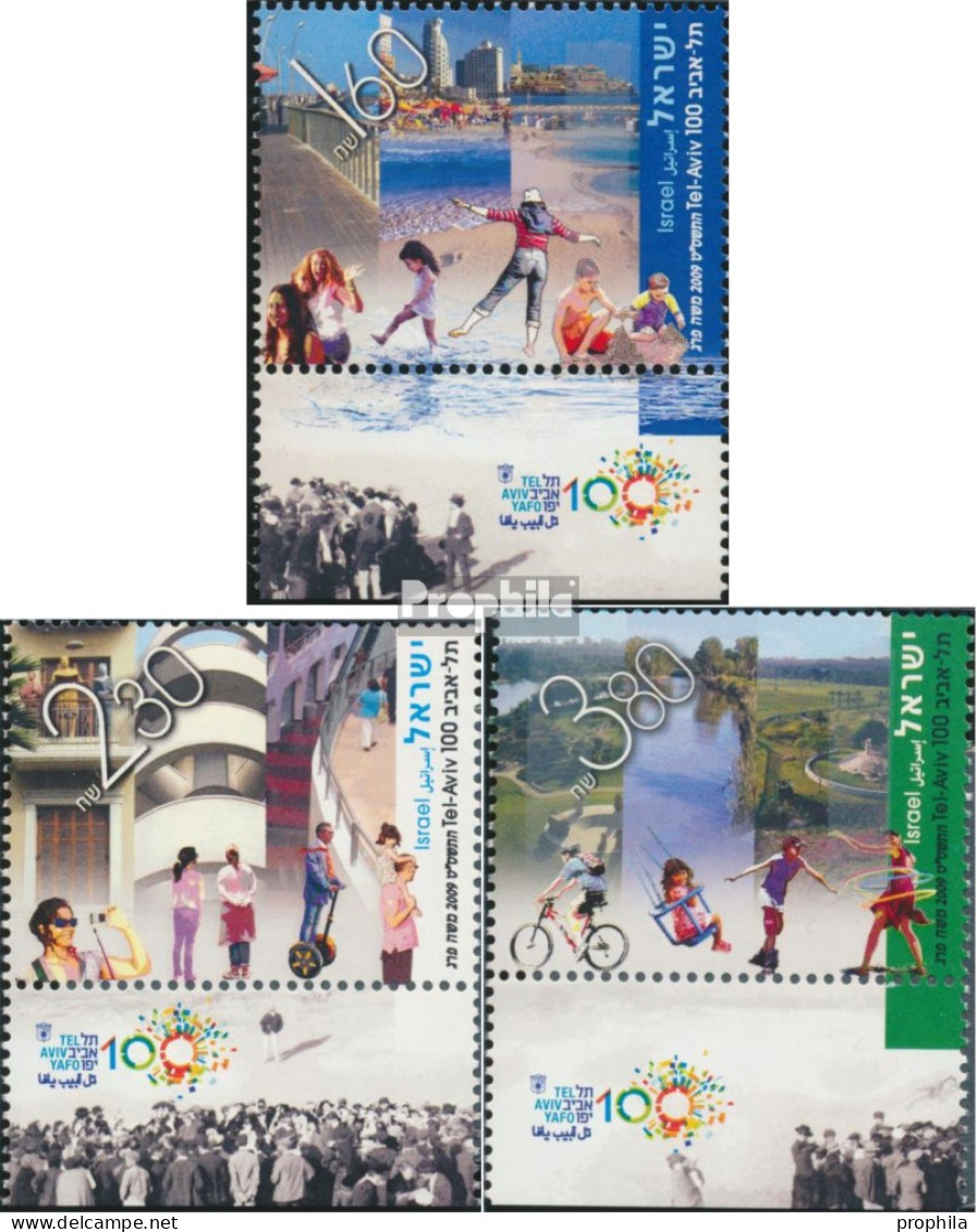 Israel 2027-2029 Mit Tab (kompl.Ausg.) Postfrisch 2009 100 Jahre Tel Aviv - Unused Stamps (with Tabs)