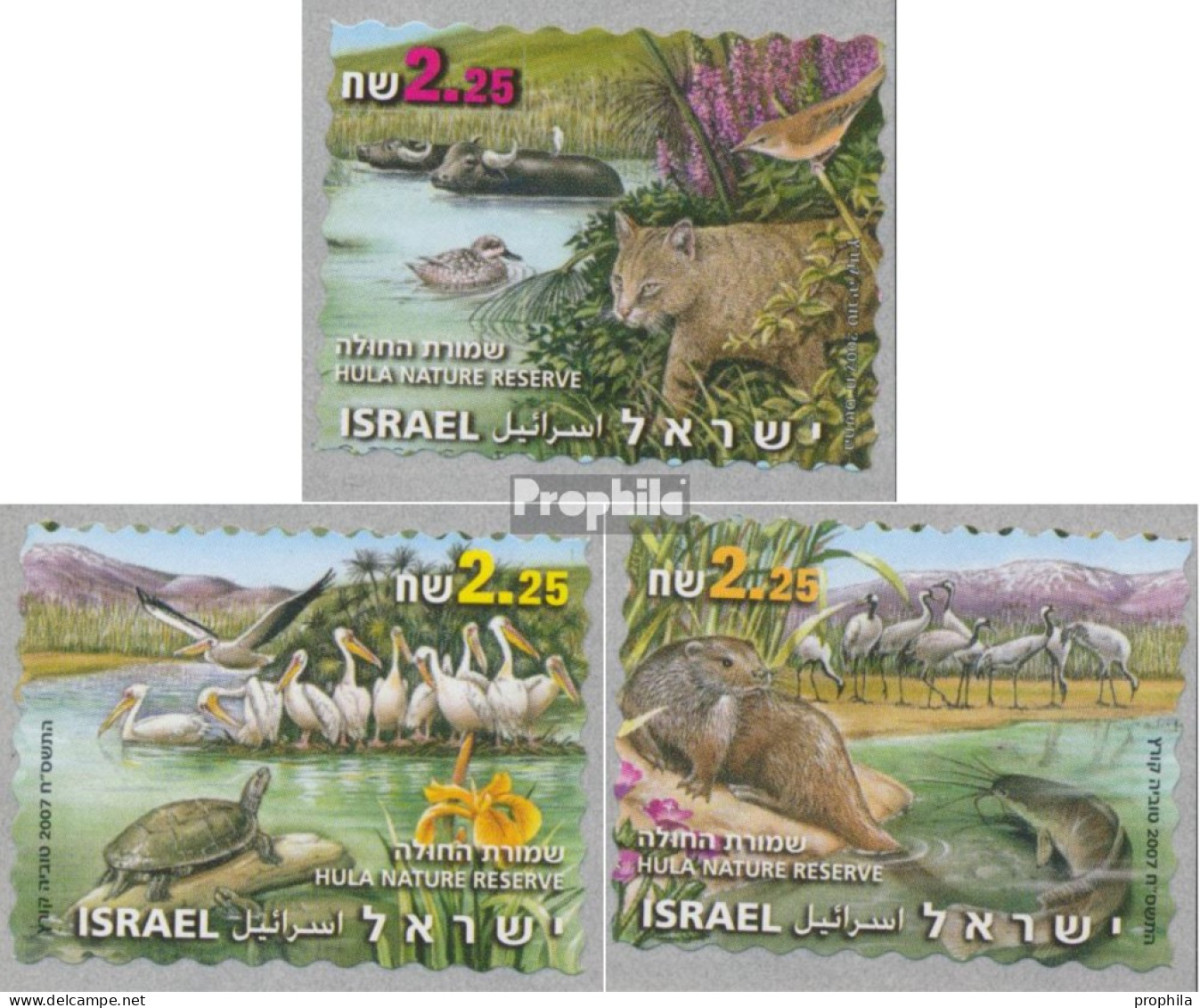 Israel 1959x BC-1961x BC (kompl.Ausg.) Postfrisch 2007 Naturschutzgebiet Hula Tal - Neufs (sans Tabs)