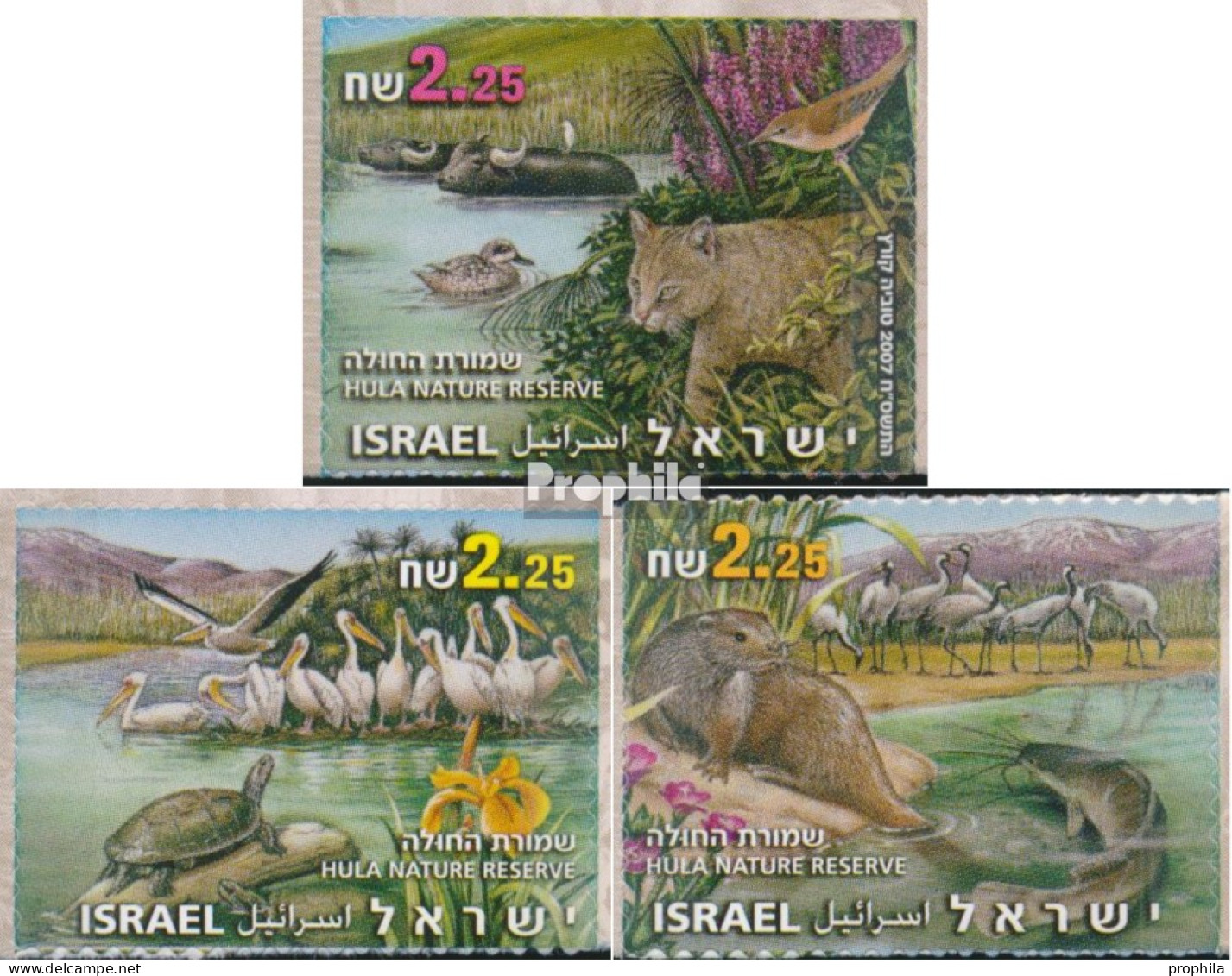 Israel 1959y BA-1961y BA (kompl.Ausg.) Postfrisch 2007 Naturschutzgebiet Hula Tal - Ungebraucht (ohne Tabs)