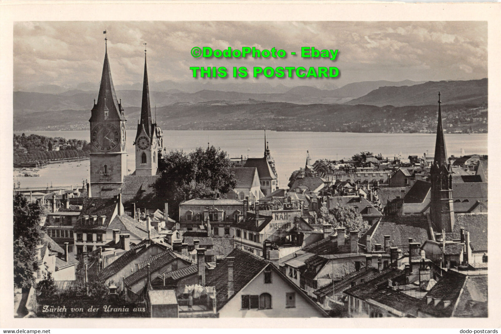 R429043 Zurich Von Der Urania Aus. 2089. Photoglob - World