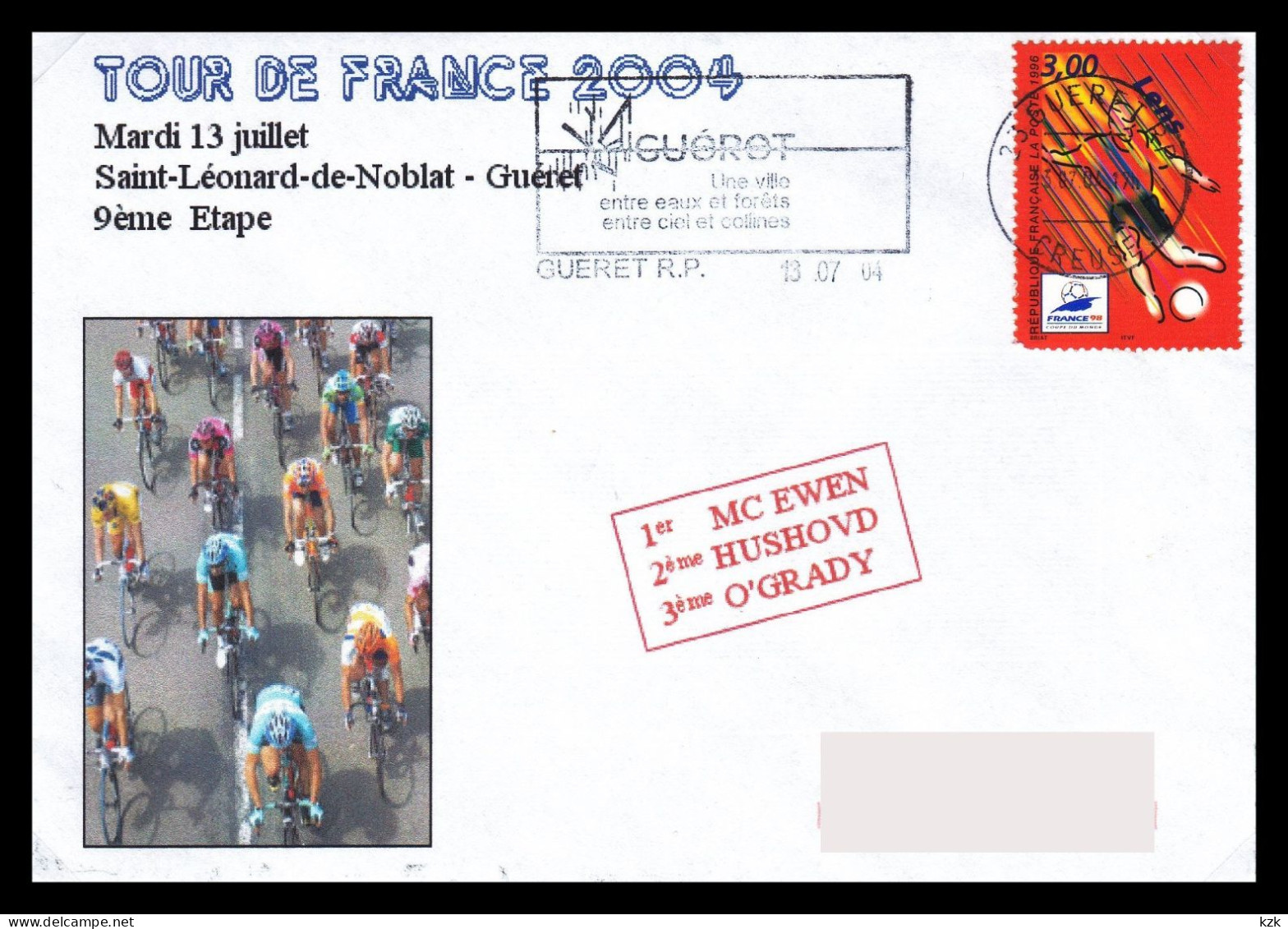 1 27	026	-	Tour De France 2004	-	9ème Etape	Guéret 13/07/2004 - Ciclismo