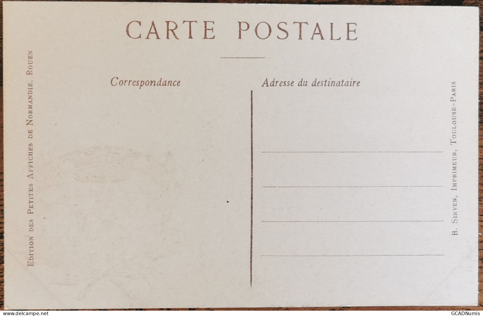 CARTE POSTALE Billet 1 Franc Chambre De Commerce De NEVERS - Nièvre - Nevers