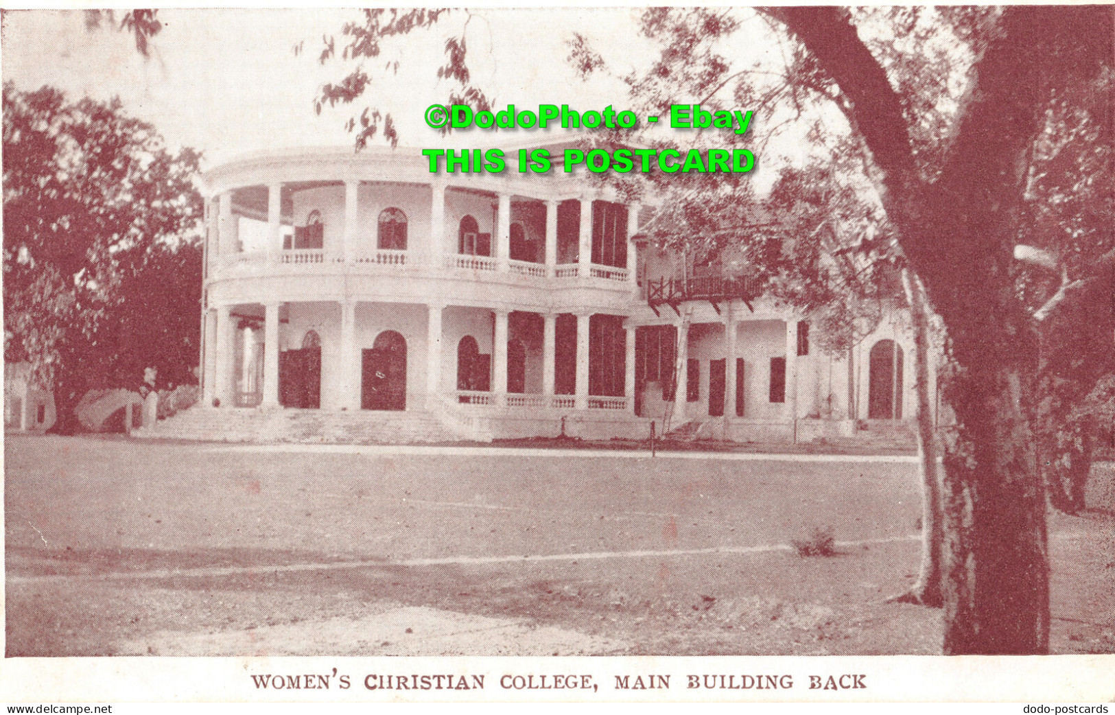 R429457 Womens Christian College. Main Building Back - World