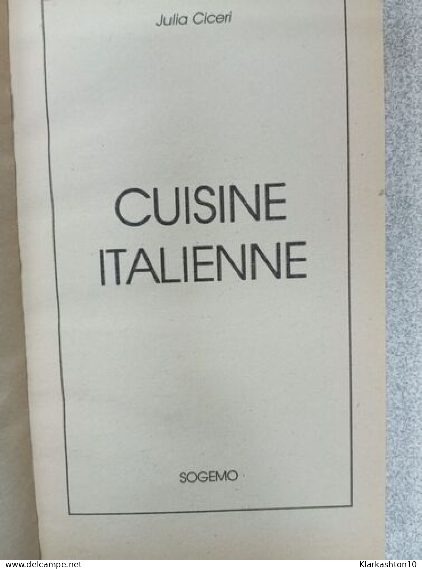 Cuisine Italienne - Otros & Sin Clasificación