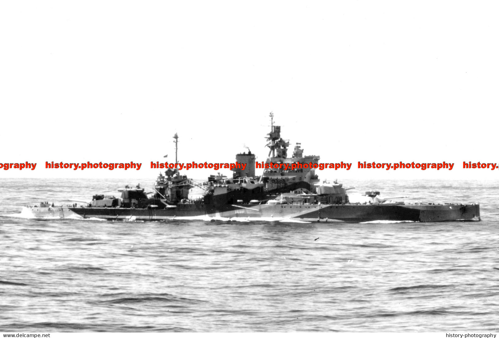 F009511 HMS Valiant. 1944. British Battleship - REPRODUCTION - Other & Unclassified