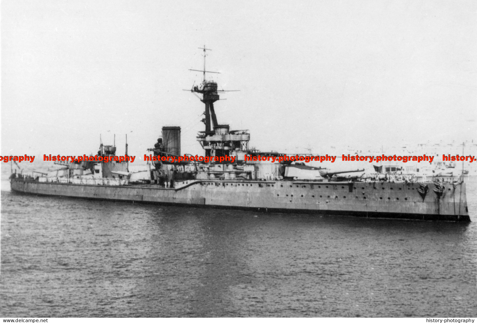 F009526 HMS Thunderer. British Battleship - REPRODUCTION - Other & Unclassified