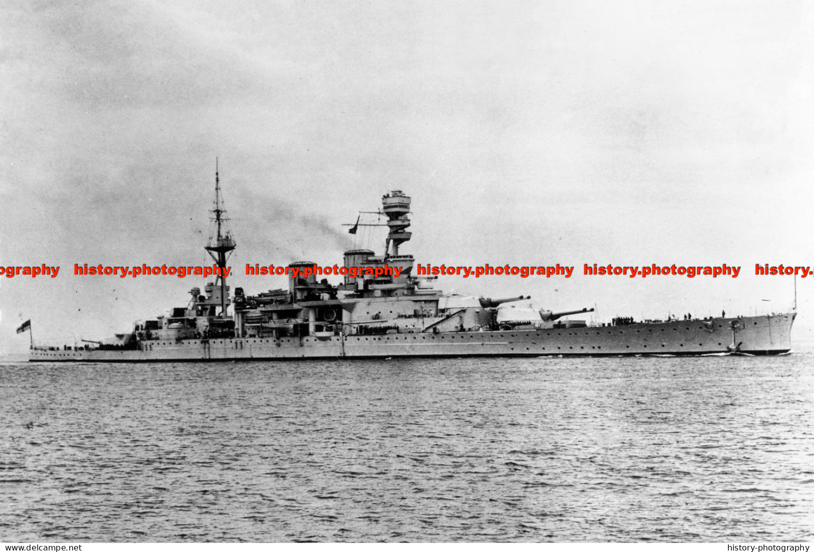 F009510 HMS Repulse. British Battleship - REPRODUCTION - Other & Unclassified