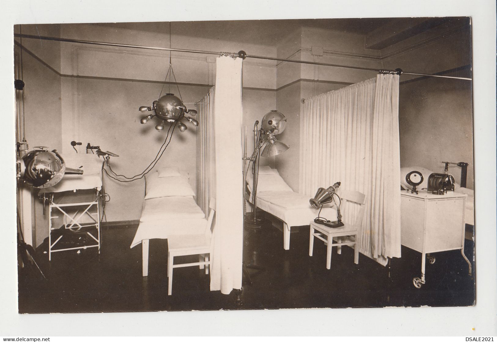 Hospital Room With Equipment, Interior, Vintage 1930s Orig Photo 13.9x8.8cm. (31227) - Objetos