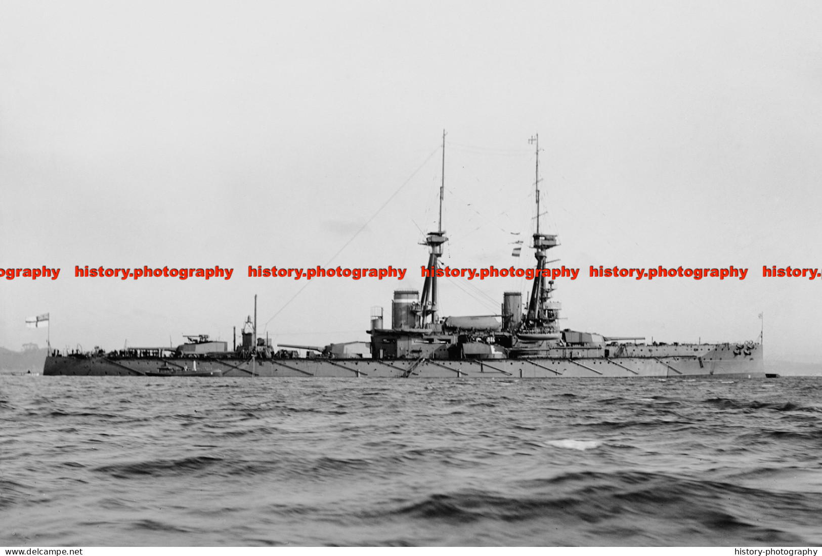 F010158 HMS Collingwood. British Battleship. 1913 - REPRODUCTION - Autres & Non Classés