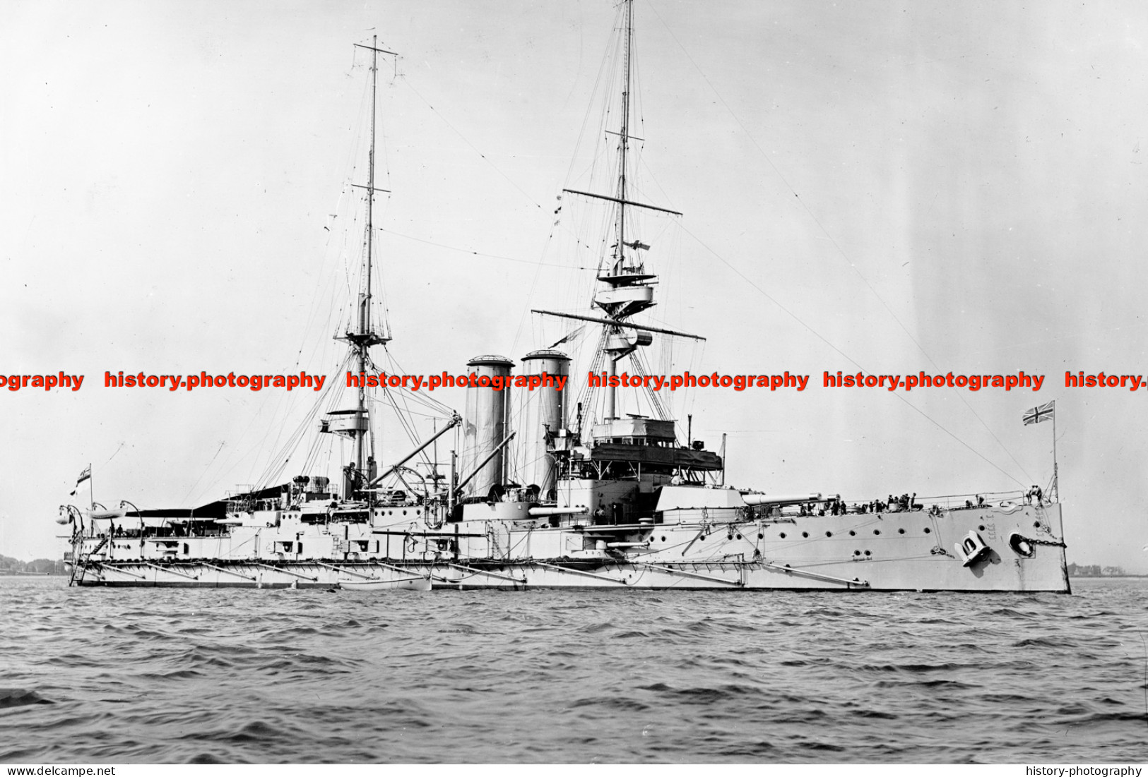 F010164 HMS New Zealand. British Battleship - REPRODUCTION - Autres & Non Classés