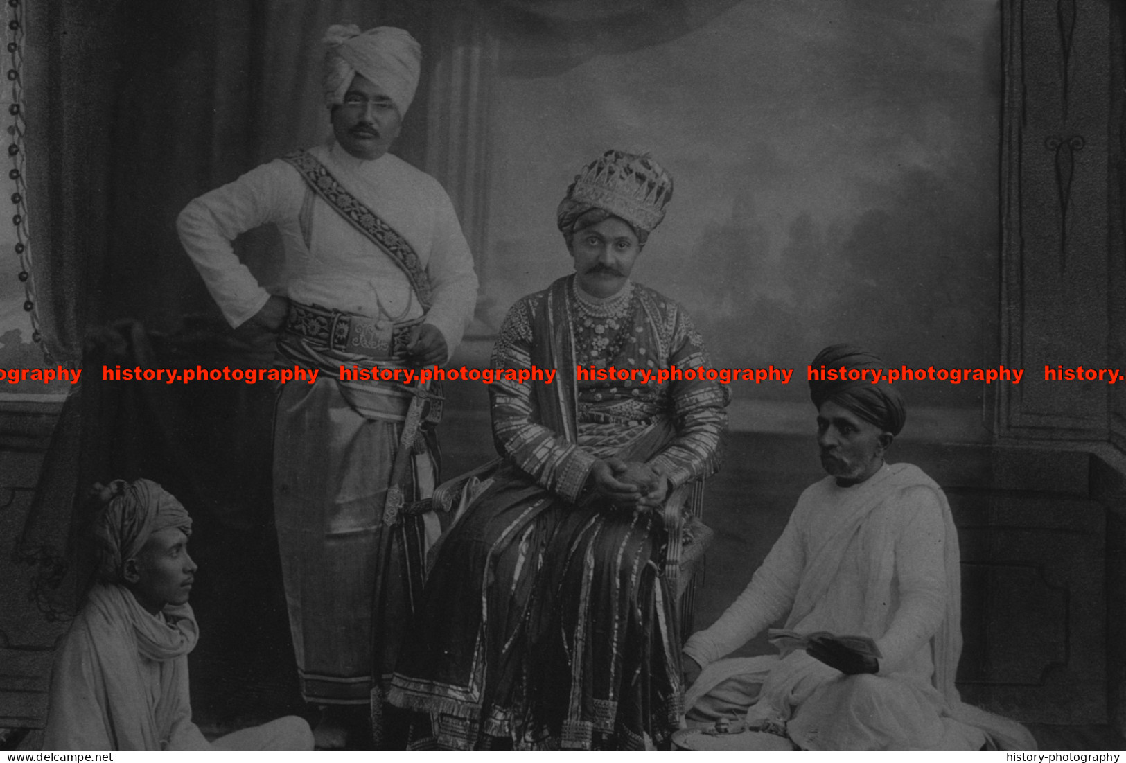 F010149 Hindu Prince. 1920s - REPRODUCTION - Autres & Non Classés