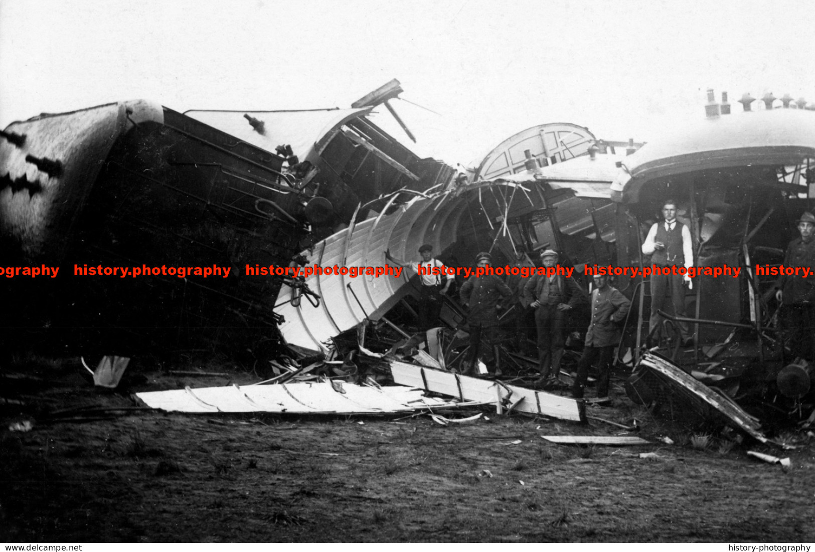 F010150 Schopfurt. Railway Accident. 1923 - REPRODUCTION - Autres & Non Classés