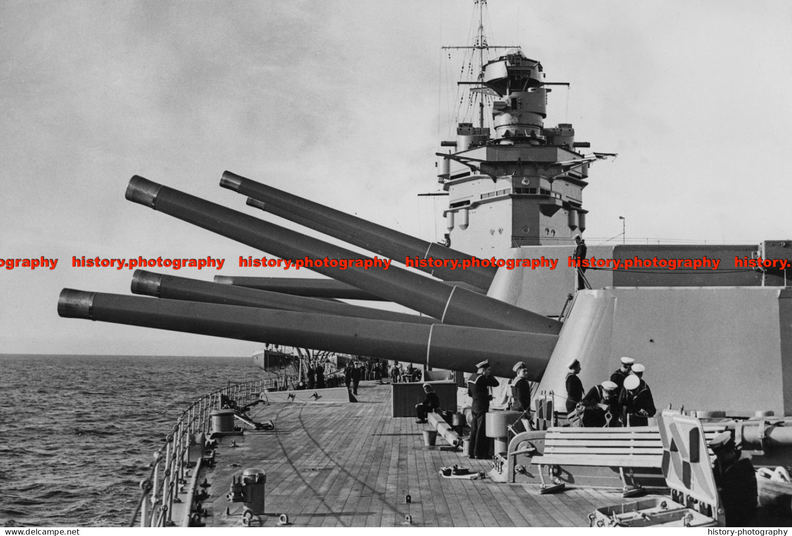 F010061 HMS Rodney. British Battleship - REPRODUCTION - Andere & Zonder Classificatie