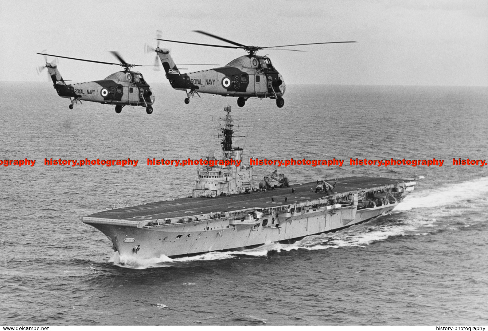 F010068 HMS Albion. British Aircraft Carrier - REPRODUCTION - Andere & Zonder Classificatie