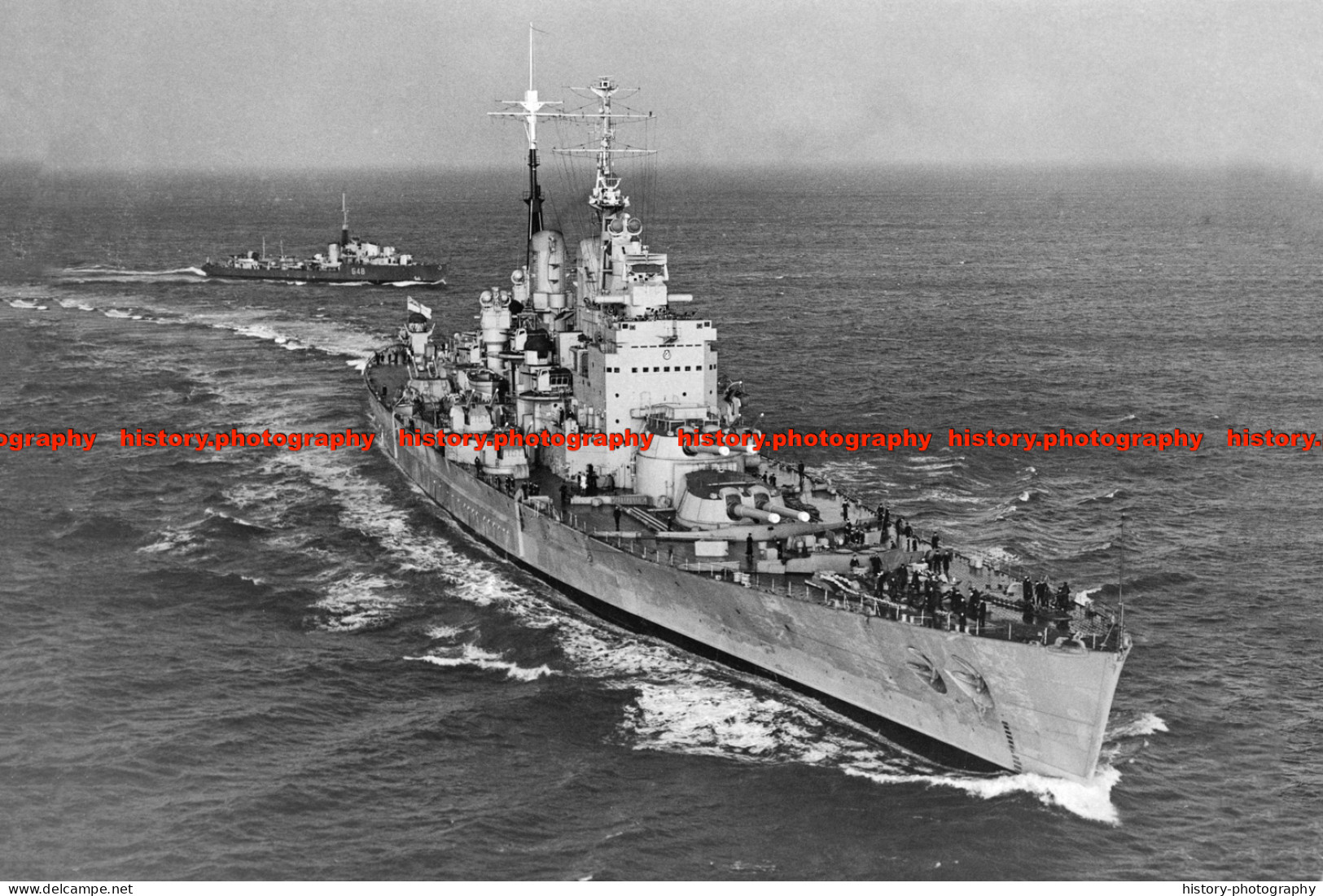 F010030 HMS Vanguard. British Battleship - REPRODUCTION - Andere & Zonder Classificatie