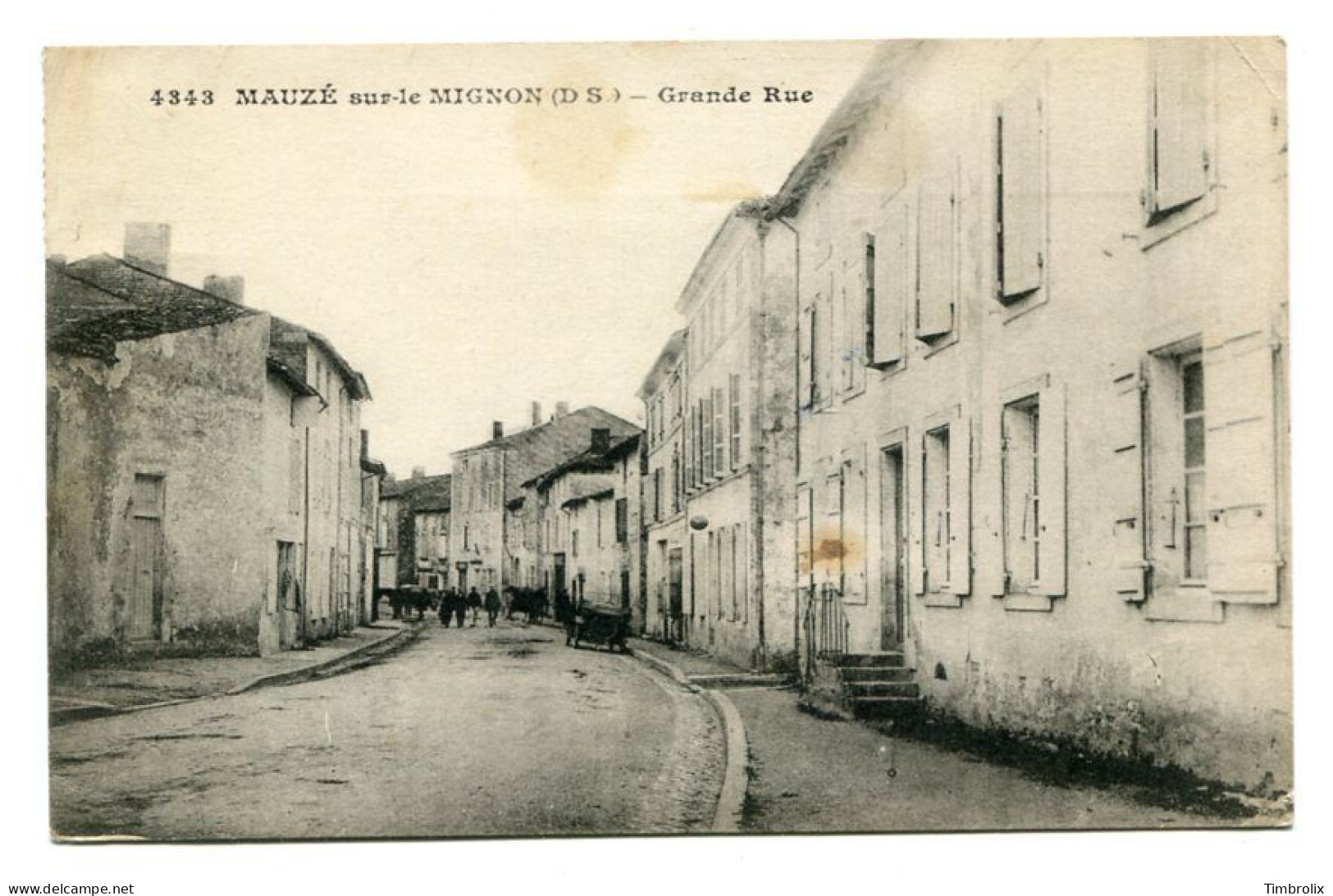 MAUZE-SUR-LE-LIGON (79) - La Grande Rue - Mauze Sur Le Mignon