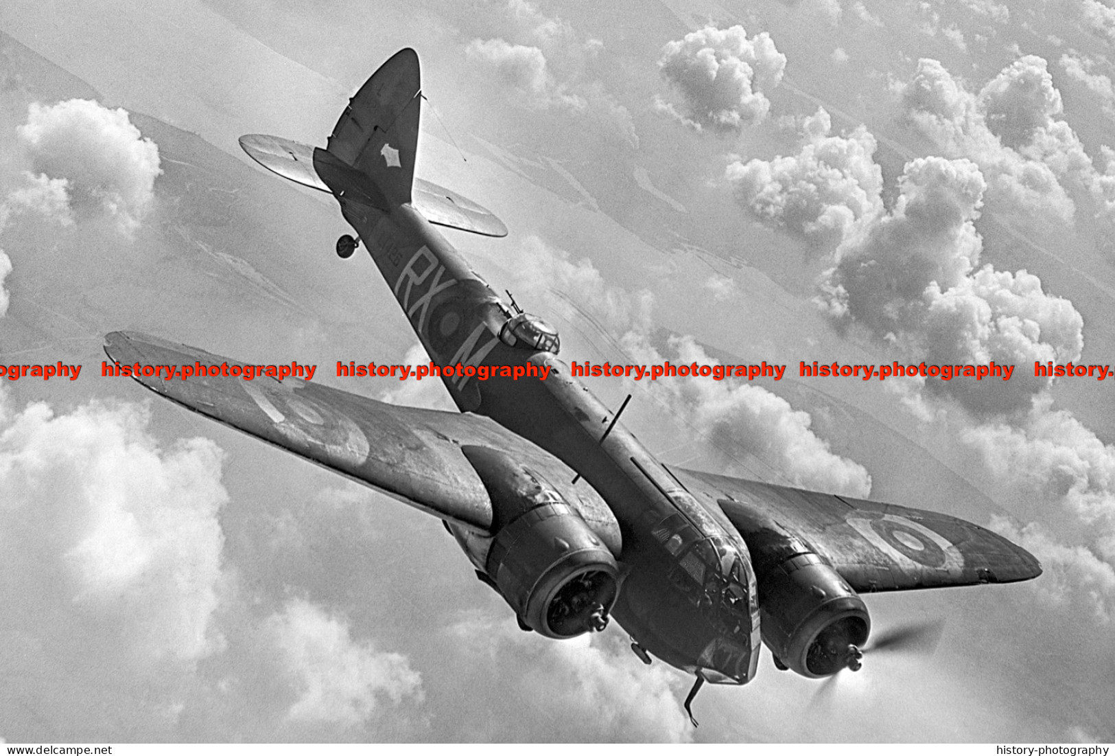 F009918 Bristol Blenheim Bomber. British Aircraft - REPRODUCTION - Other & Unclassified