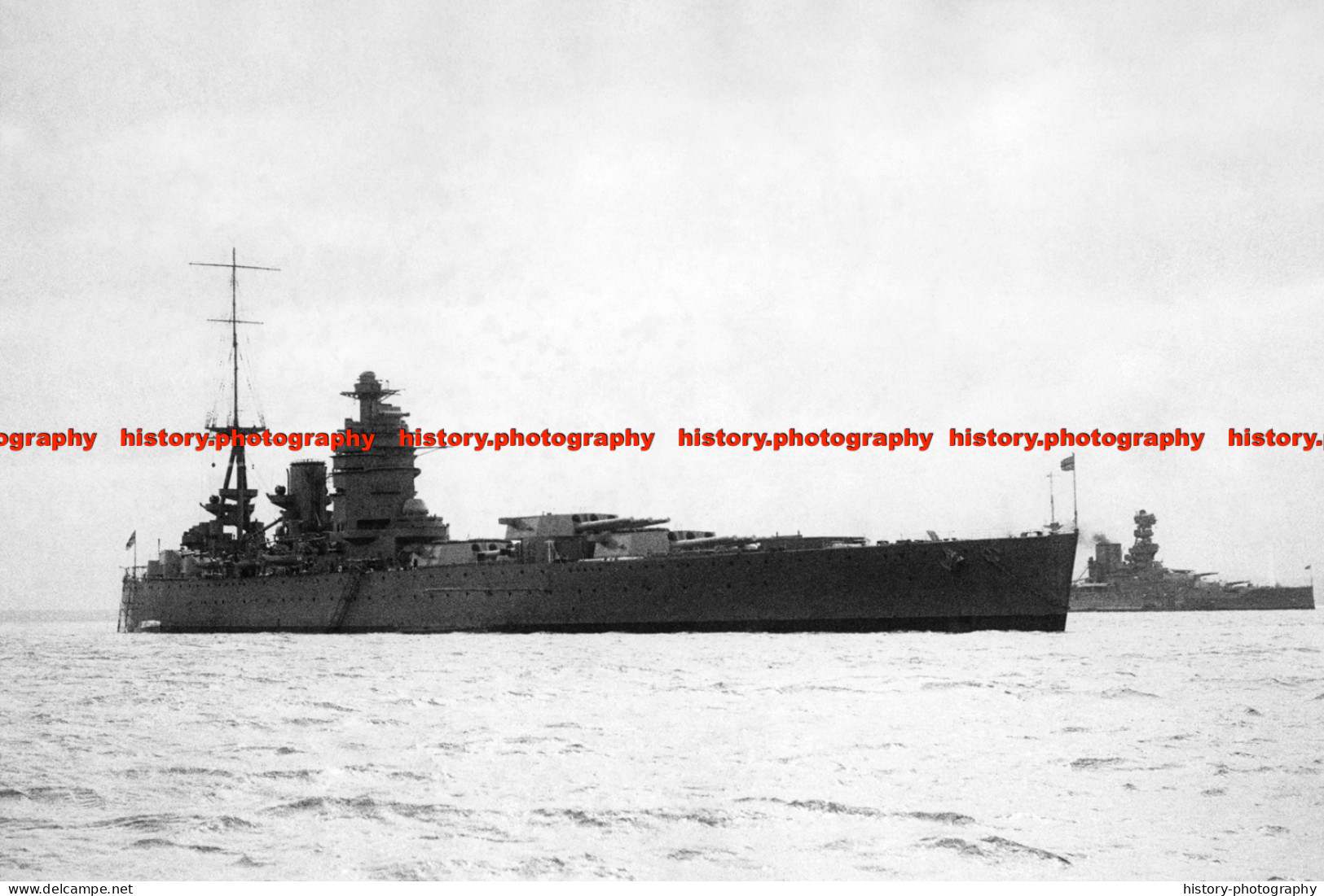 F009895 HMS Nelson. British Battleship. WW2 - REPRODUCTION - Otros & Sin Clasificación