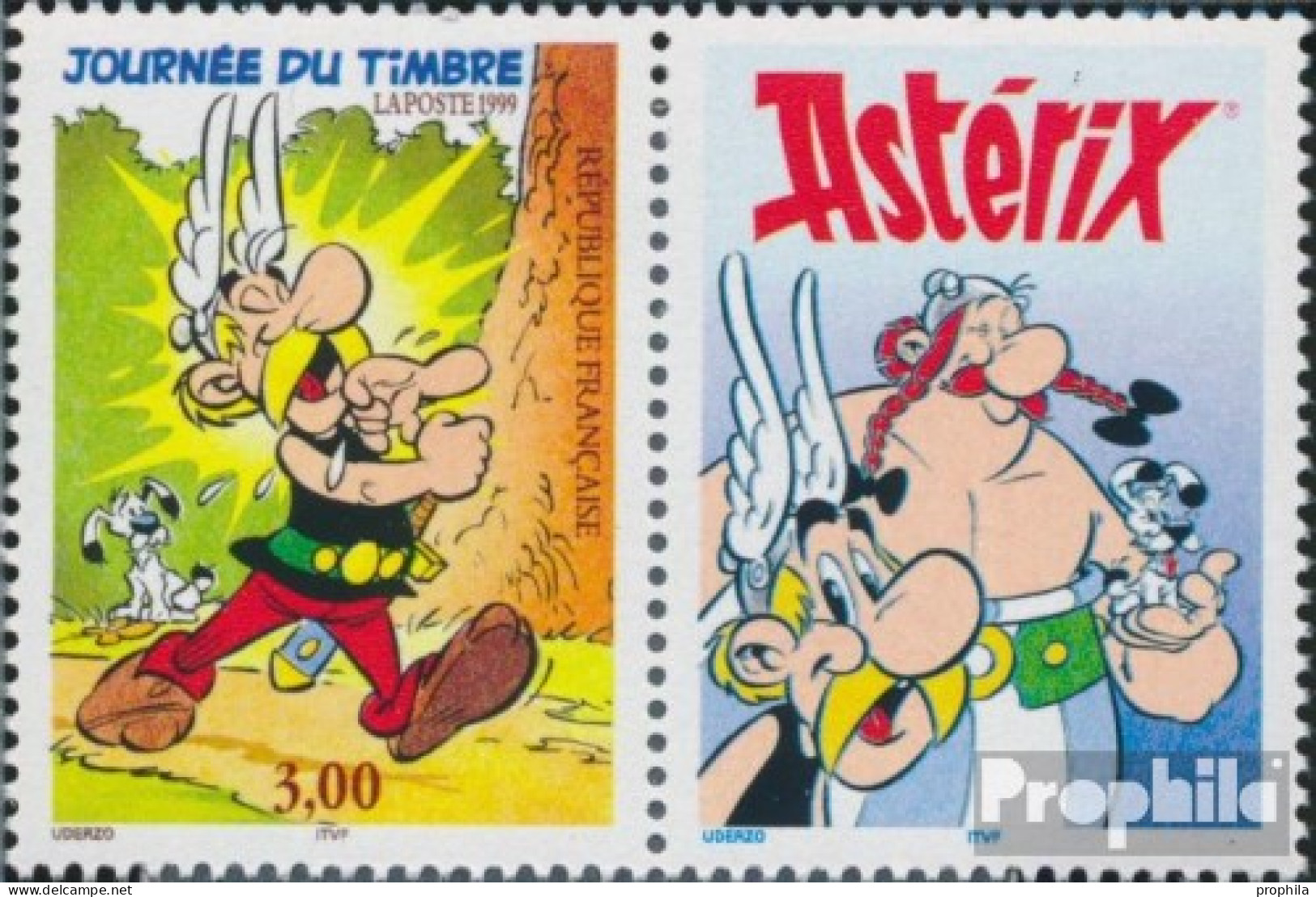 Frankreich 3367C Zf Mit Zierfeld Postfrisch 1999 Comicfigur Asterix - Ungebraucht