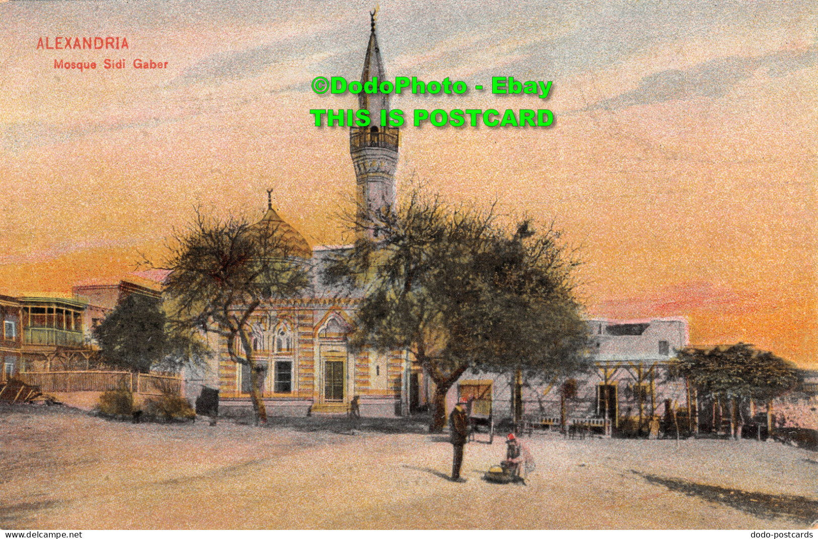 R429114 Alexandria. Mosque Sidi Gaber. The Cairo Postcard Trust. Egypte - Mundo