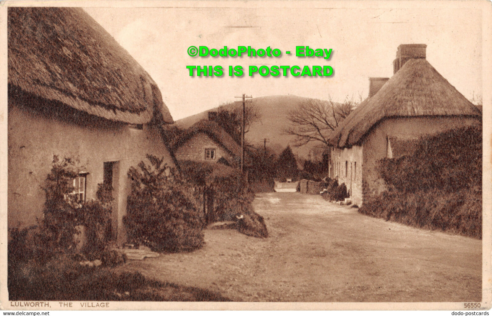 R429513 Lulworth. The Village. 56550. Photochrom - Mundo