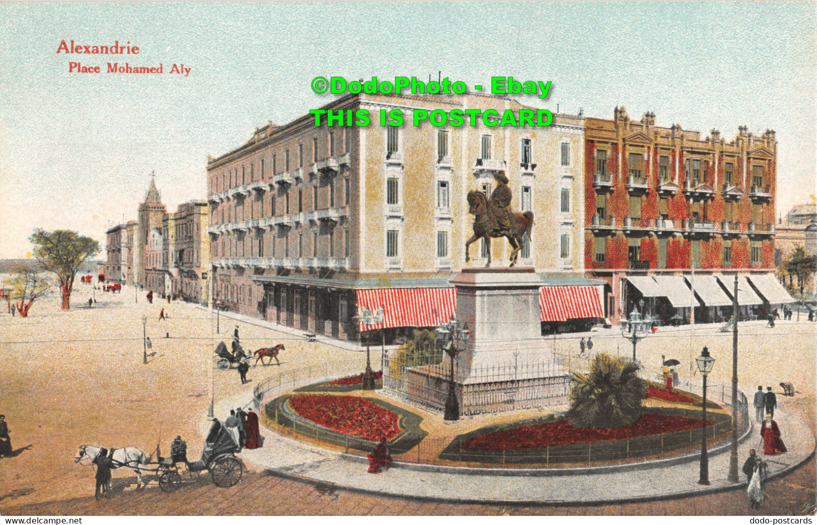 R429121 Alexandrie. Place Mohamed Aly. The Cairo Postcard Trust. Egypte - Mundo