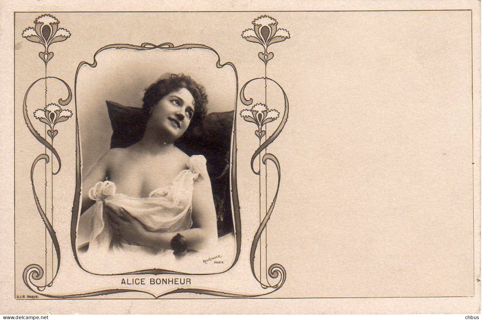 Belle Femme, Alice Bonheur, Foto Reutlinger - Photographs