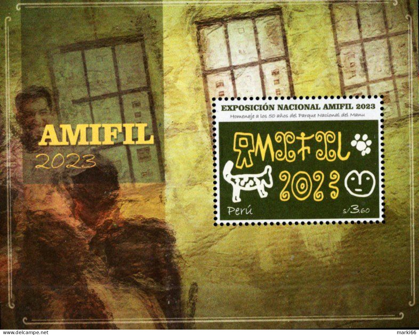 Peru - 2023 - National Philatelic Exhibition AMIFIL - Mint Souvenir Sheet - Perú