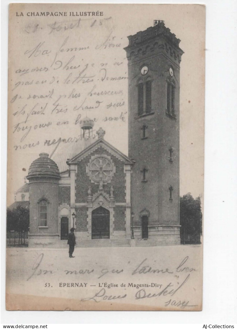 AJC - Epernay - L'eglise De Magenta-Dizy - Epernay